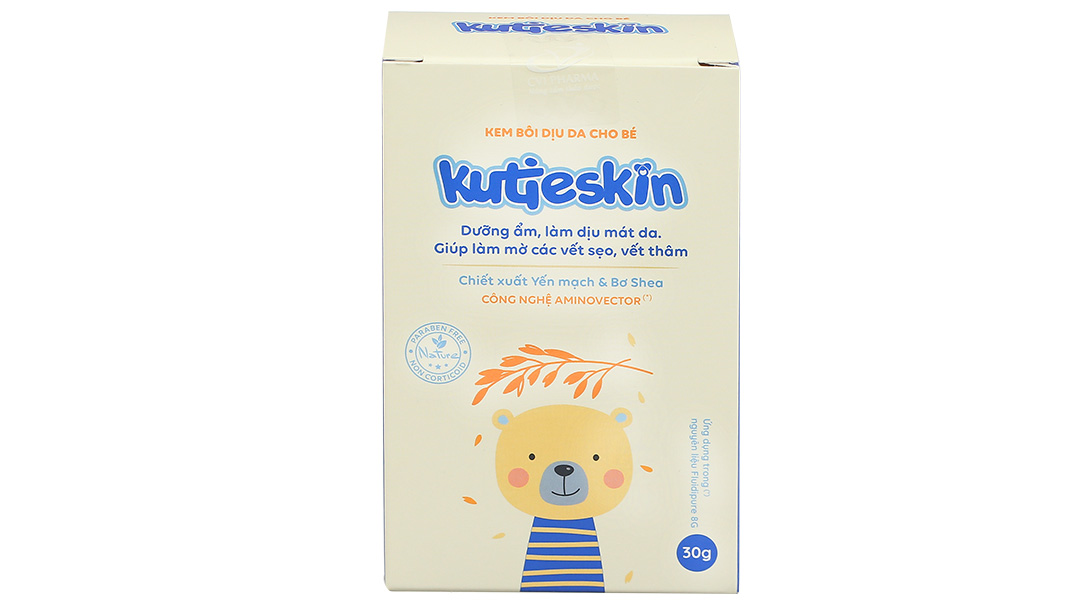 Kem bôi dịu da Kutieskin dịu vết mẫn ngứa, rôm sảy cho bé tuýp 30g - 10